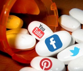 a bottle of social media pills